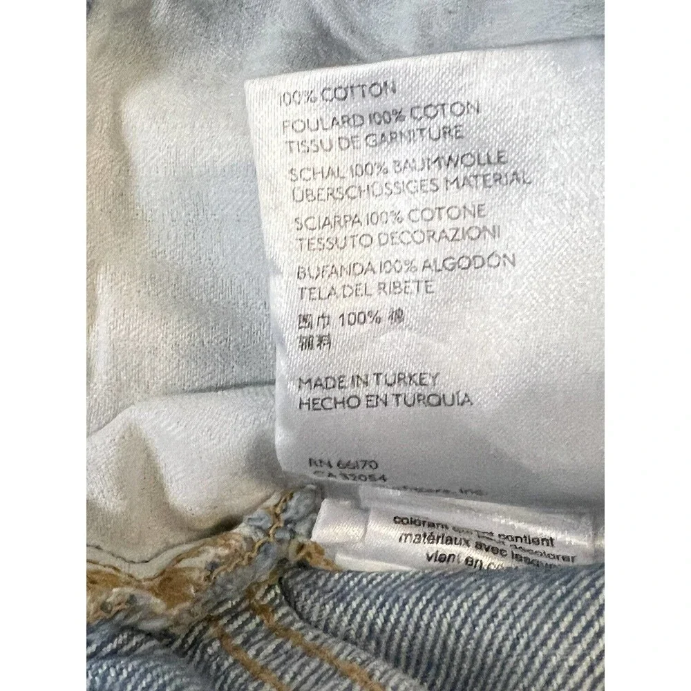 New Free People With The Band Relaxed Jeans LA Blue - Picture 12 of 12